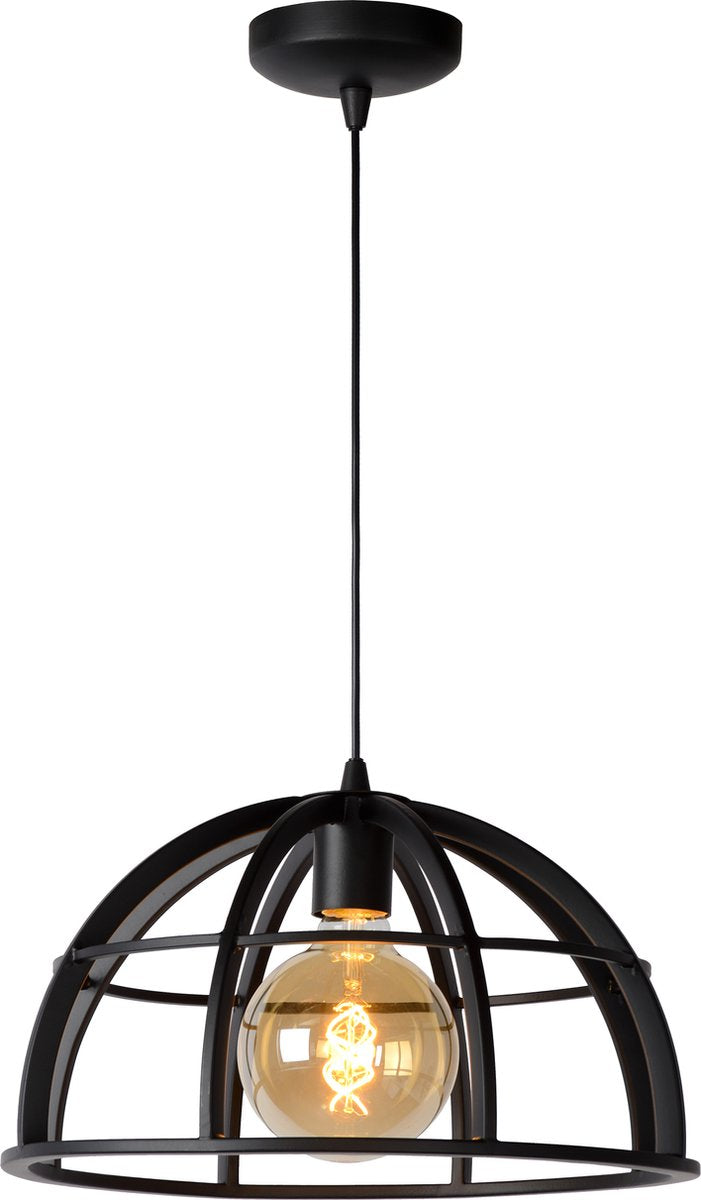 Lucide dikra - Hängelampe - ø 40 cm - 1xe27 - schwarz