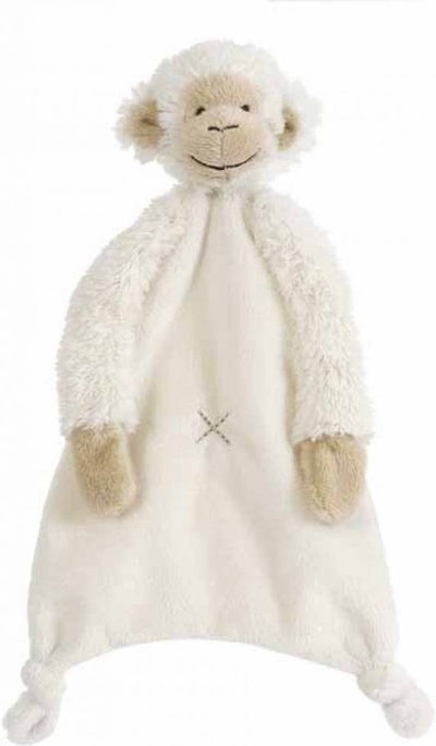 Kuscheltuch Happy Horse Monkey Mickey – weiß – Babygeschenk