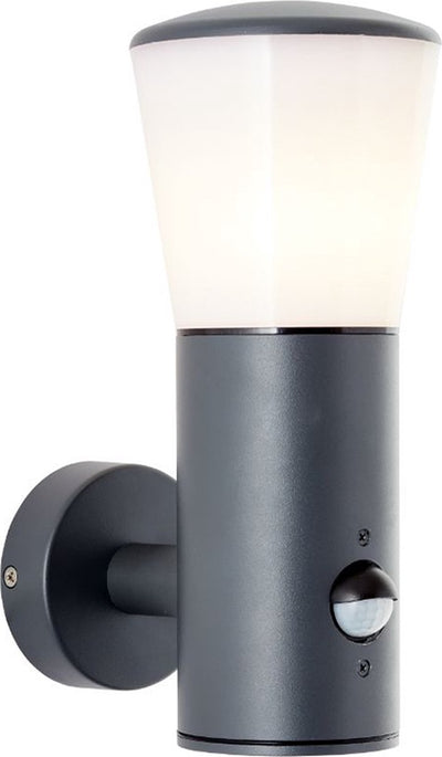 Brilliant Cliffi – Außenwandleuchte – mit Sensor – E27 max. 1 x 28 W – IP44 – Anthrazit