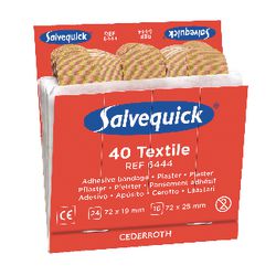Textilpflaster-Nachfüllung Salvequick Cederroth 40 Stück