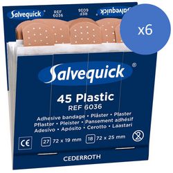 Kunststoffpflaster-Nachfüllung Salvequick cederroth 45 Stück