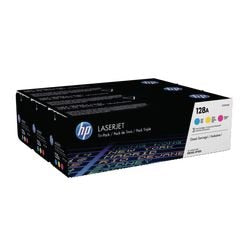 Tonerkartusche HP CE371AM Nr. 128a Cyan Magenta Gelb 3er-Pack