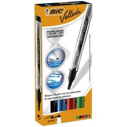 Whiteboard-Marker Velleda Pocket Liquid Bic sortiert