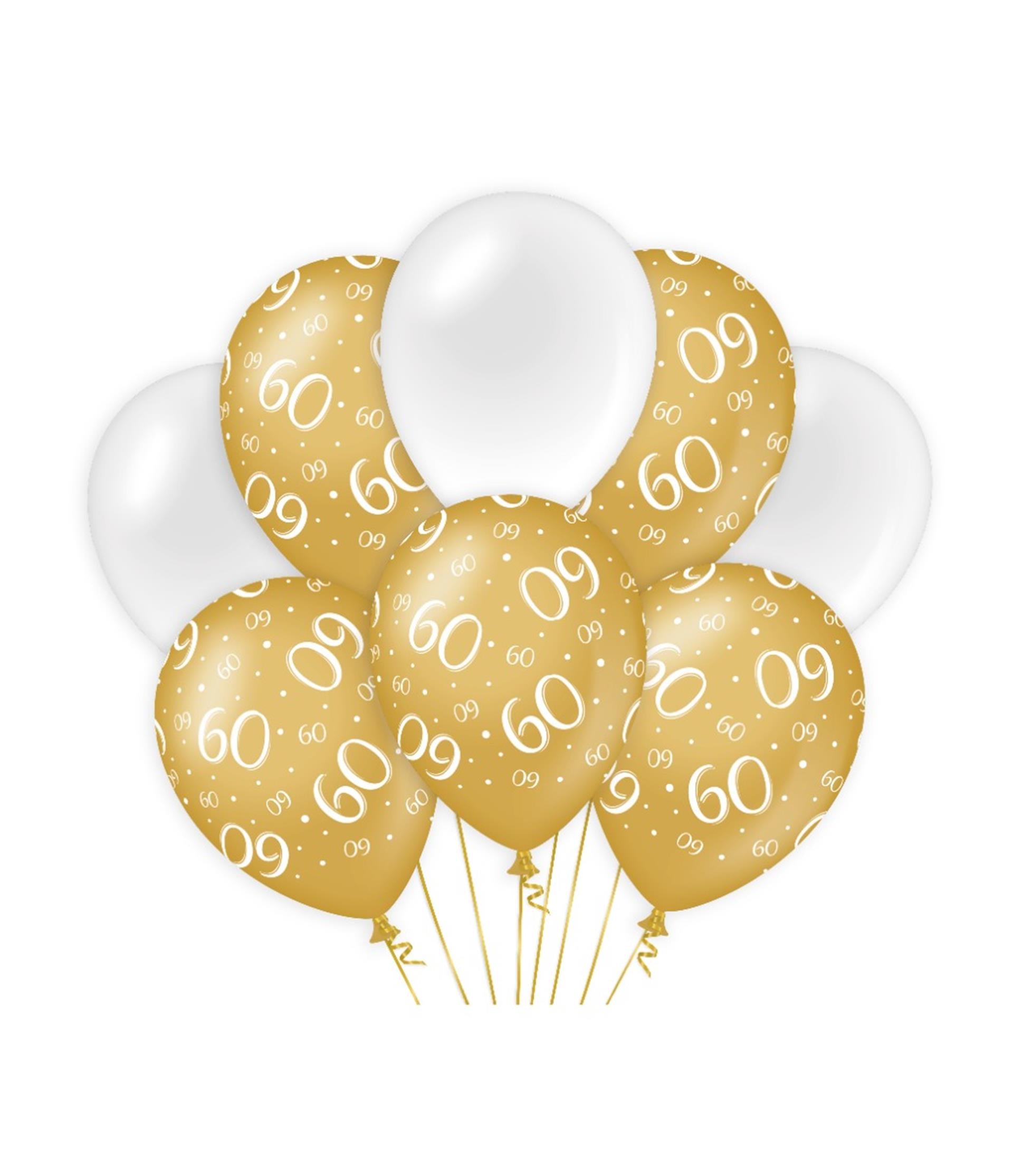 Paperdreams Deko-Luftballons Goldweiß – 60