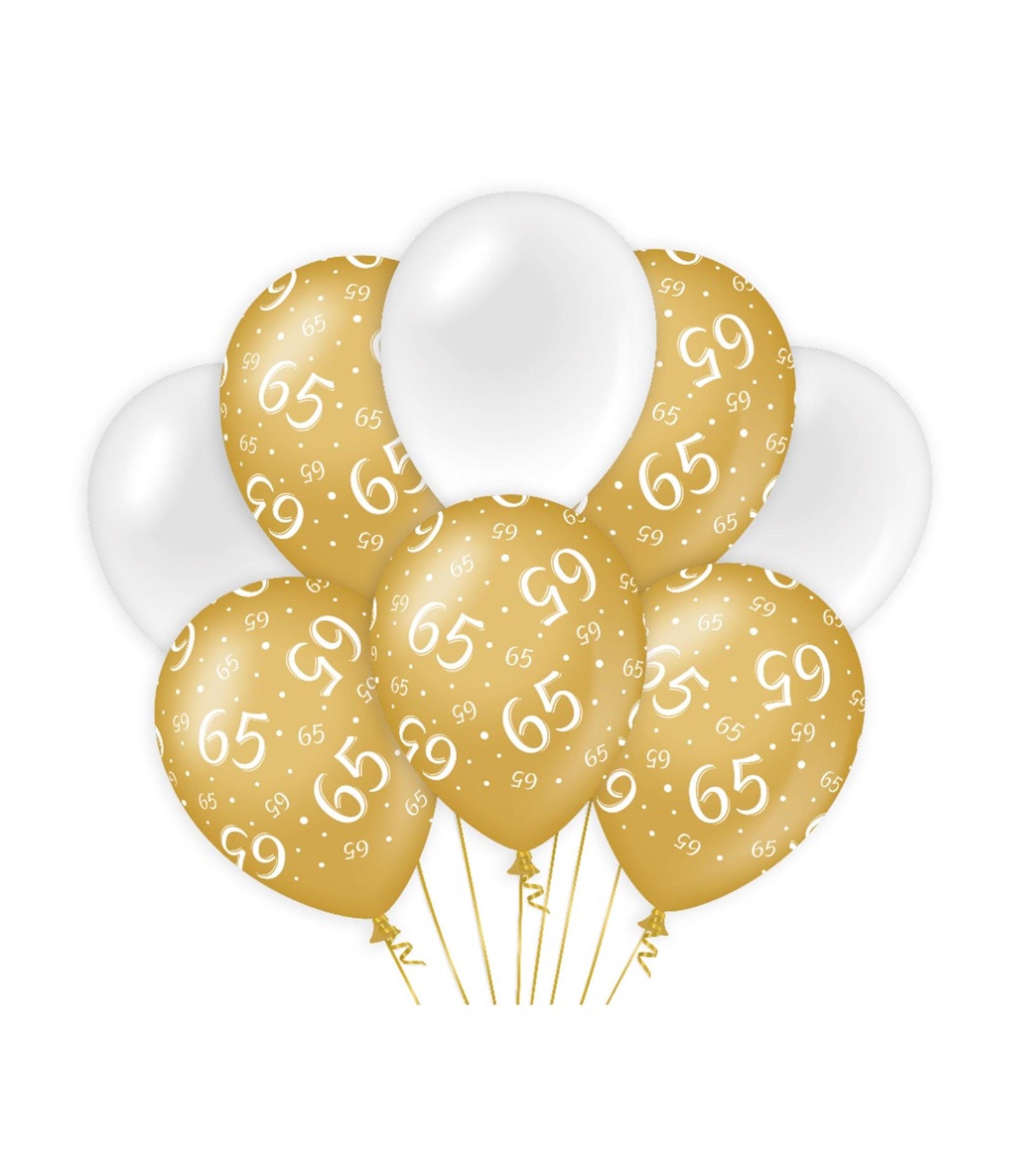 Paperdreams Deko-Luftballons Goldweiß – 65