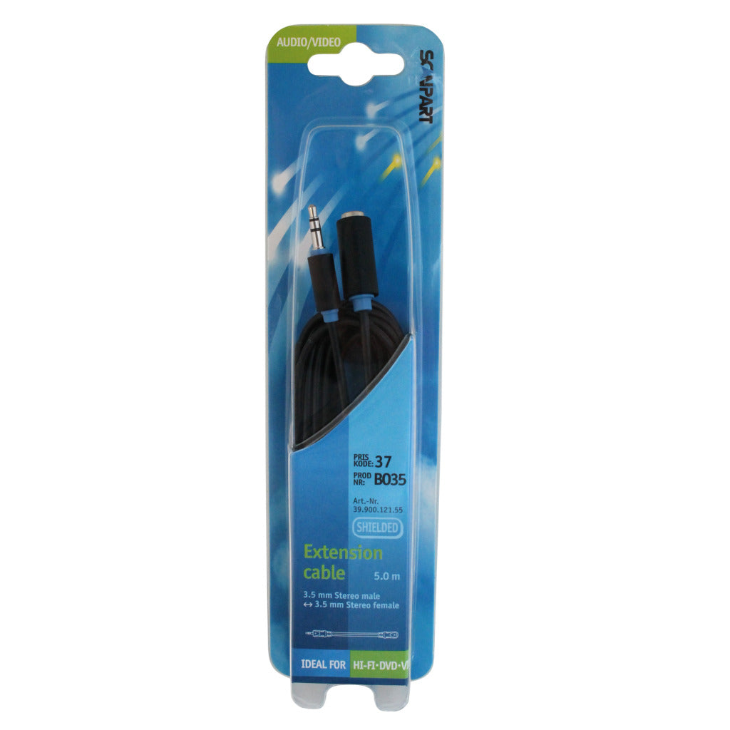 Scanpart Verlängerungskabel 3,5 s(m)-(f) gerade 5,0m
