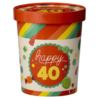 Paperdreams Bonbonbecher ø12x14cm – 40 Jahre