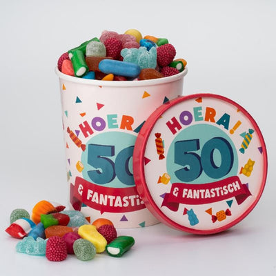 Paperdreams Bonbonbecher ø12x14cm – 50 Jahre