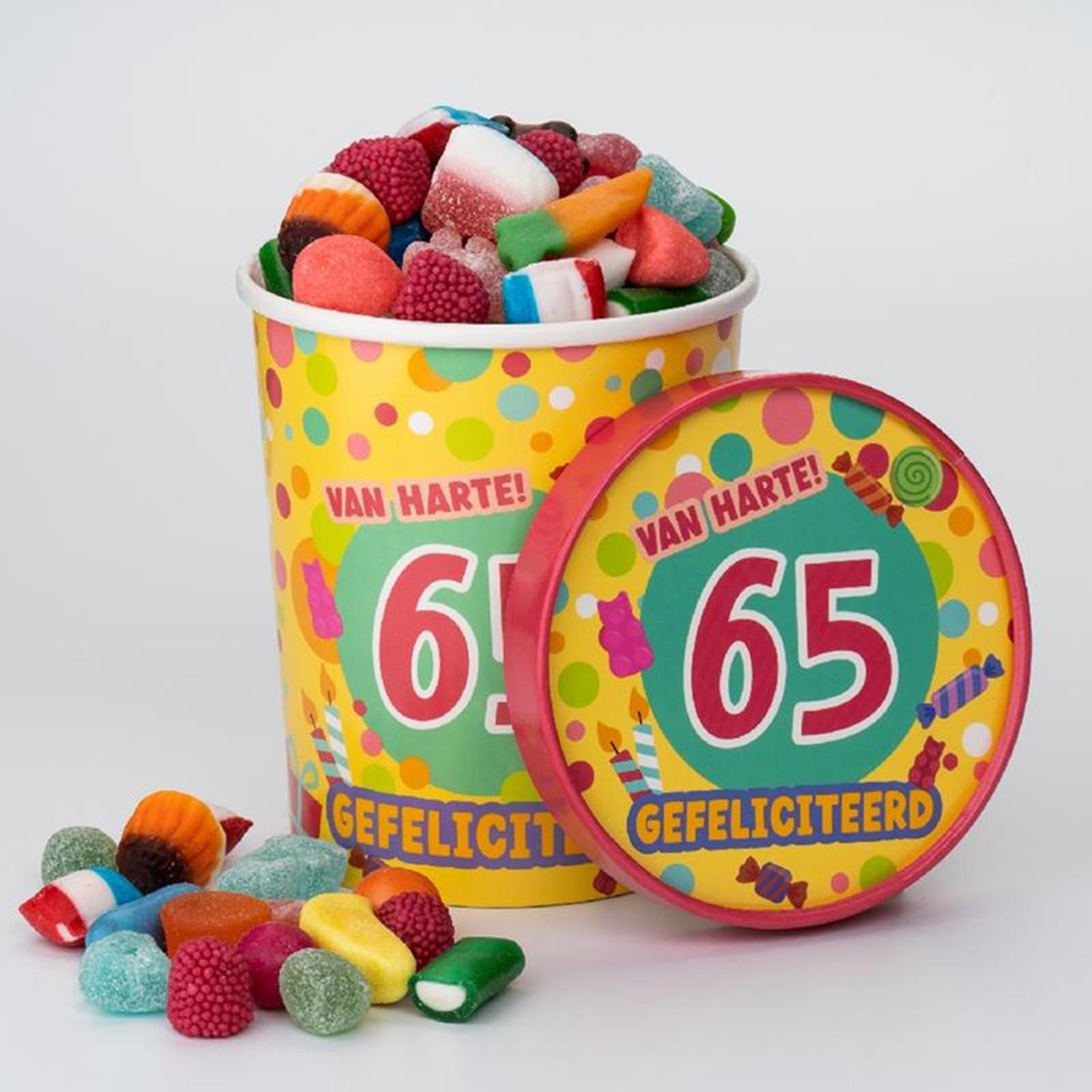 Paperdreams Bonbonbecher ø12x14cm – 65 Jahre