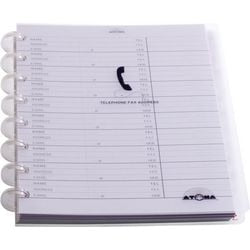 Telefonregister Atoma A41656 A5 54 Seiten liniert weiß