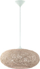 Eglo Campilo Hängelampe – E27 – 1 Licht – ø45 cm – weiß, beige Sandfarbe