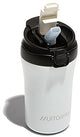 Muitomas-Thermoflasche – doppelt isoliert – 350 ml – Verschluss mit Verschluss – 12 Stunden heiße oder 24 Stunden kalte Getränke – weiß