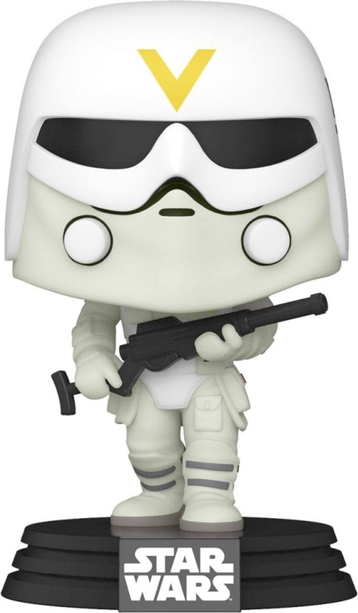 Disney Funko Star Wars – Pop! Vinyl-Wackelkopf-Snowtrooper (Konzeptserie), 9 cm große Sammelfigur – mehrfarbig