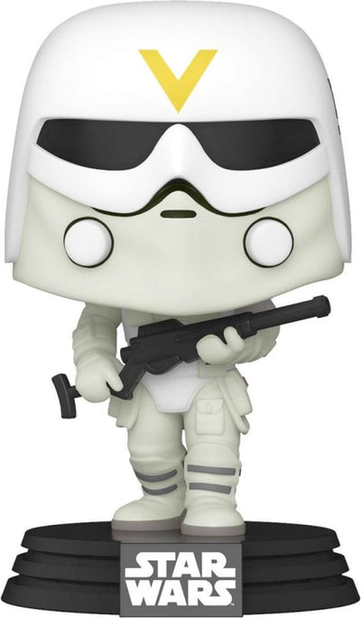 Disney Funko Star Wars – Pop! Vinyl-Wackelkopf-Snowtrooper (Konzeptserie), 9 cm große Sammelfigur – mehrfarbig