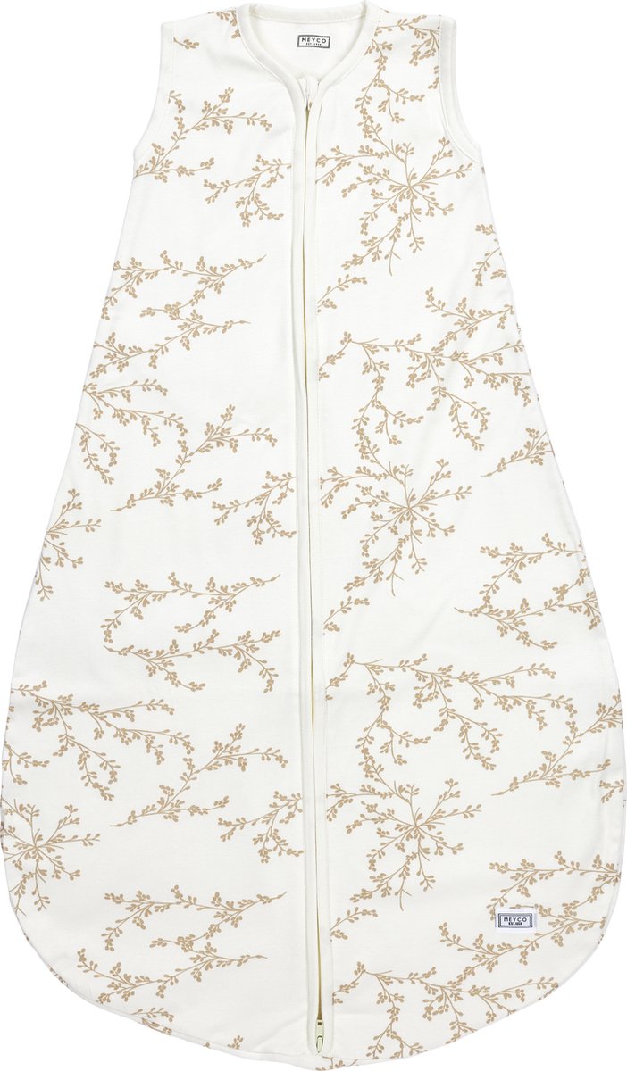 Meyco Baby Branches Baby-Sommerschlafsack rund – Sand – 98 cm – 0,5 Tog