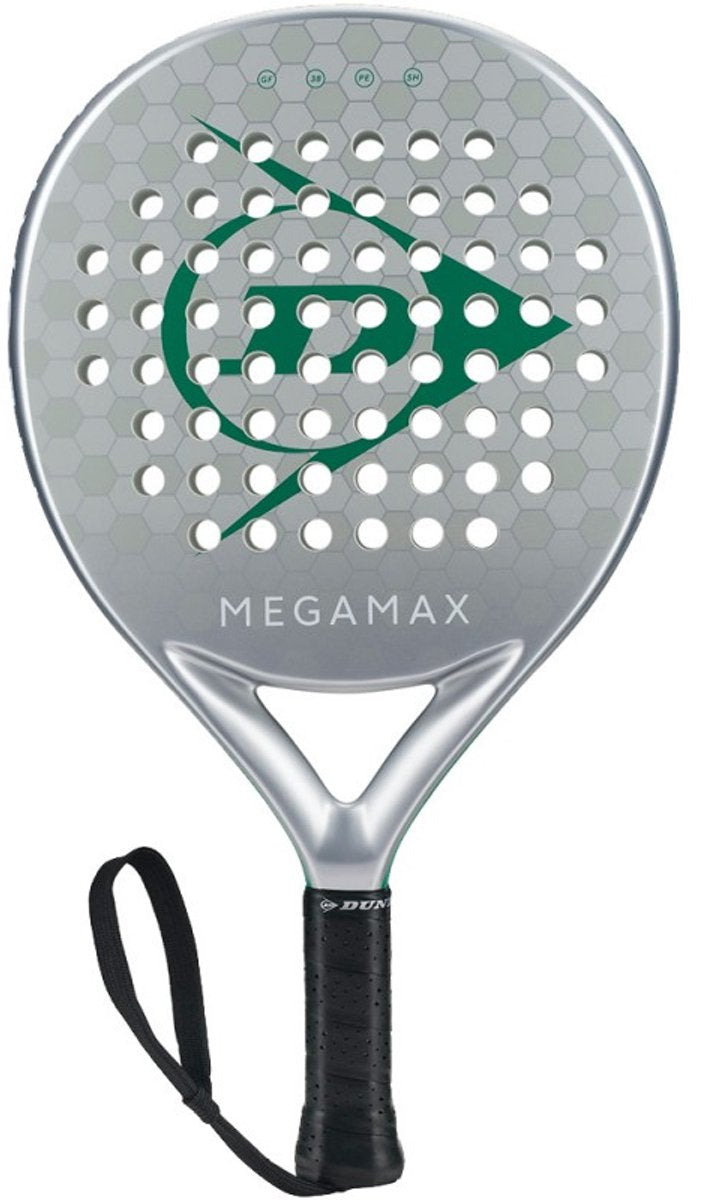 Dunlop D PDL 26 Megamax Silver Unisex-Padelschläger – Silber
