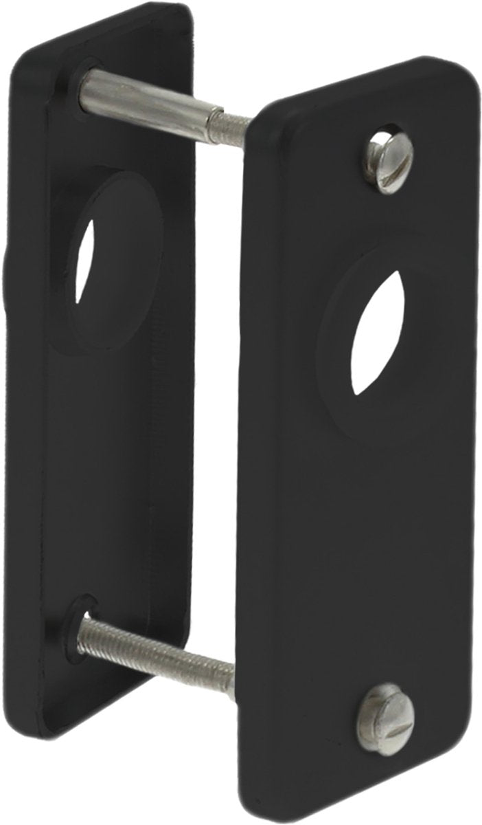 Starx Lackrosette Aluminium – Schwarz