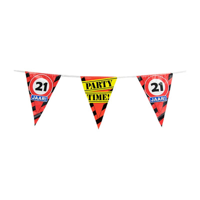 Paperdreams Partyflagge – 21 Jahre