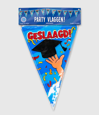 Die Paperdreams-Flaggenlinie passierte 10 m lang den Schul-Cartoon