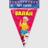Paperdreams Partyfahne – Sarah-Cartoon