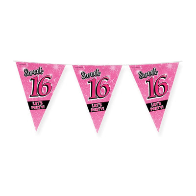 Paperdreams Partyfahne – Sweet 16