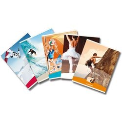 Splendid-Notizbücher st18q1 A5 36 Seiten kariert 10 mm 80 g m2 sortiert