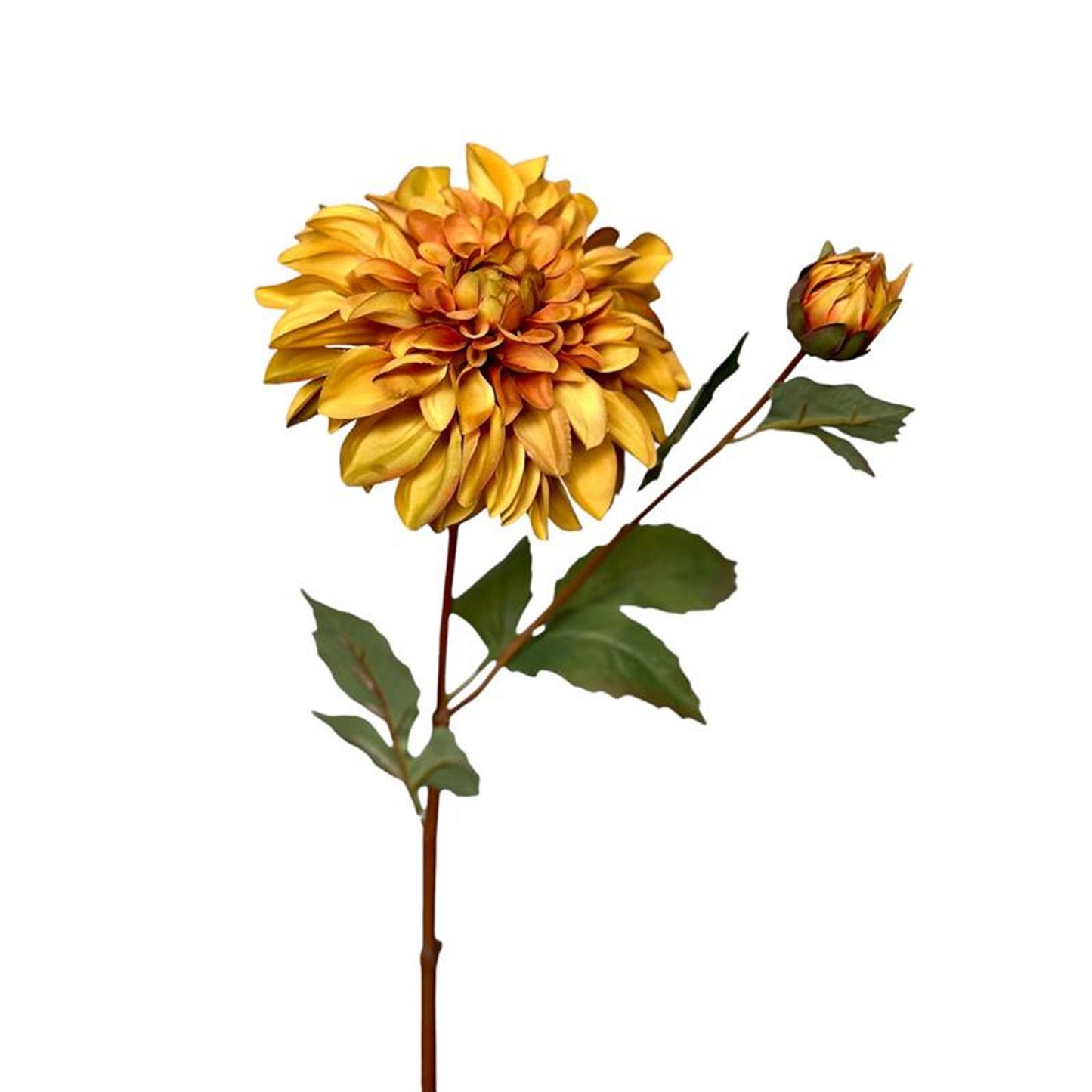 Roberts Collection Kunstblume Dahlie 80 cm ockergelb