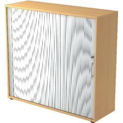 Bach Schrank Hammerer Tambour Melamin 120x40x110cm Buche