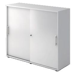Bach Schrank Hammerer V1753S mit 120 x 40 x 110 cm Schiebetüren weiß