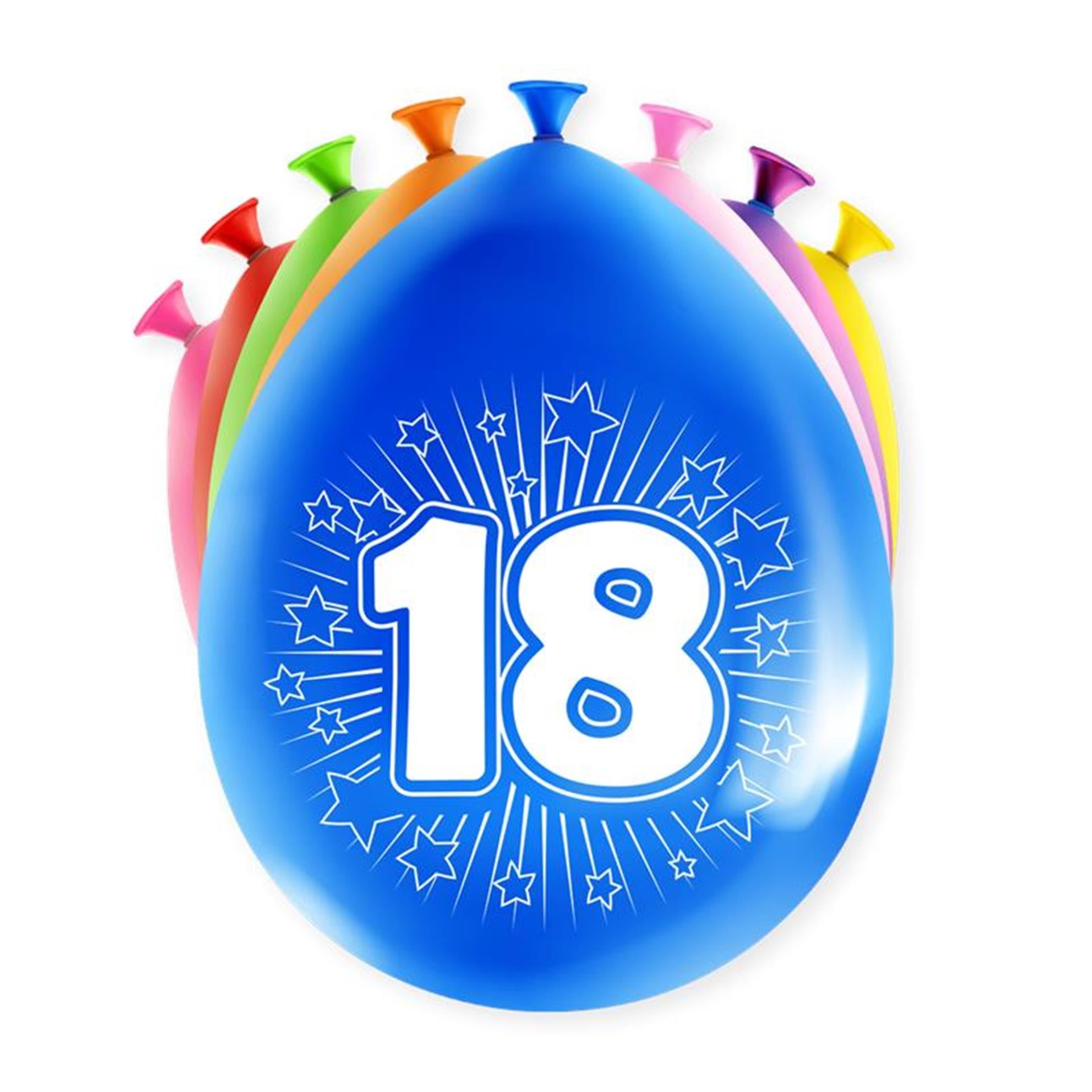 Zahlenballons von Paperdreams – 18 Jahre