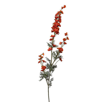 Roberts Collection Kunstblume Ritterspornzweig 85 cm orange