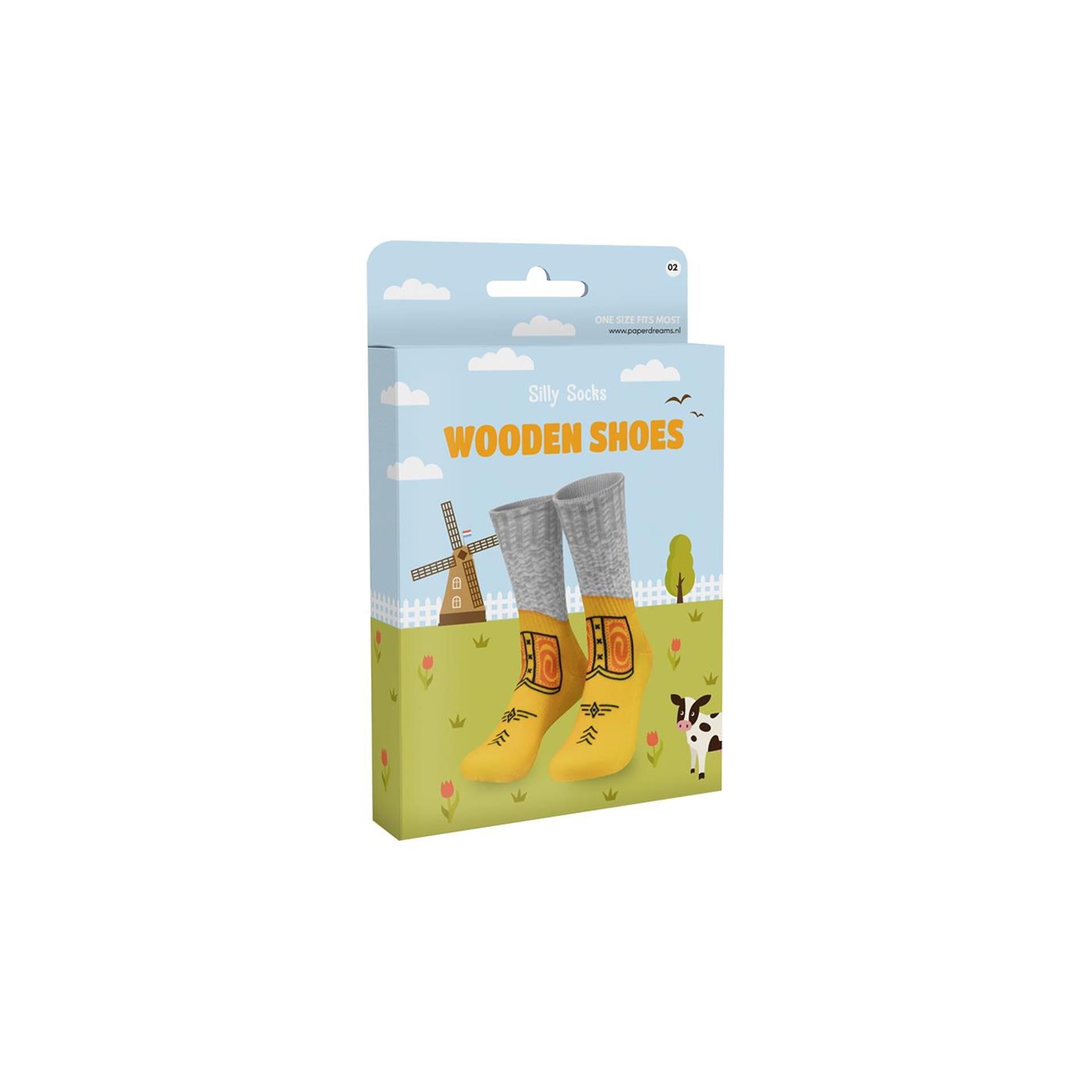 Paperdreams lustige Socken – Clogs