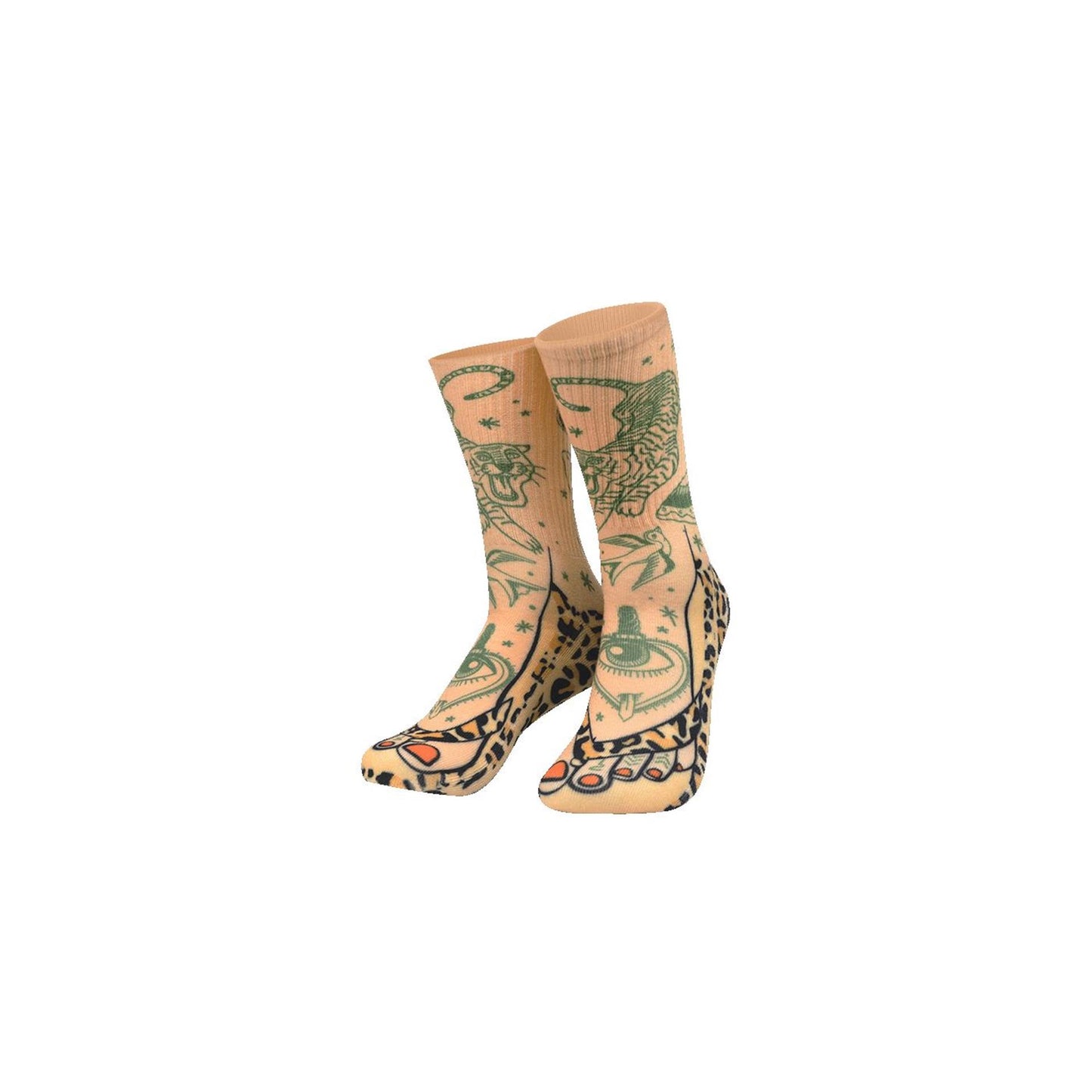 Paperdreams alberne Socken – Tattoo