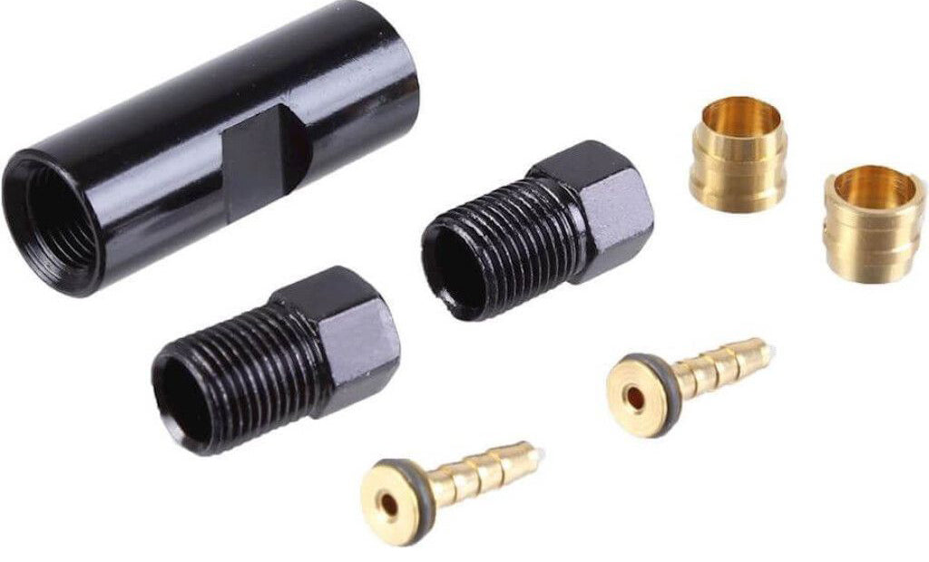 Tektro Pipeline Extension 5.0 mm + 2x Wartel -Einsatz Olive