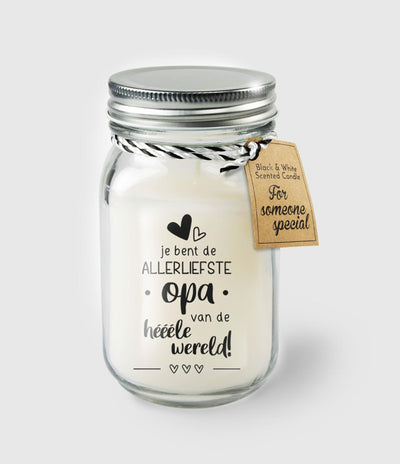 Paperdreams Duftkerze im Glas – Opa
