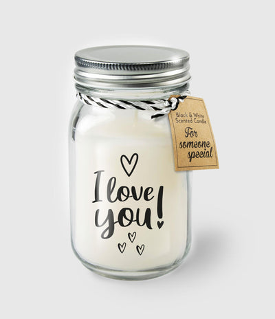 Paperdreams Duftkerze im Glas – Ich liebe dich