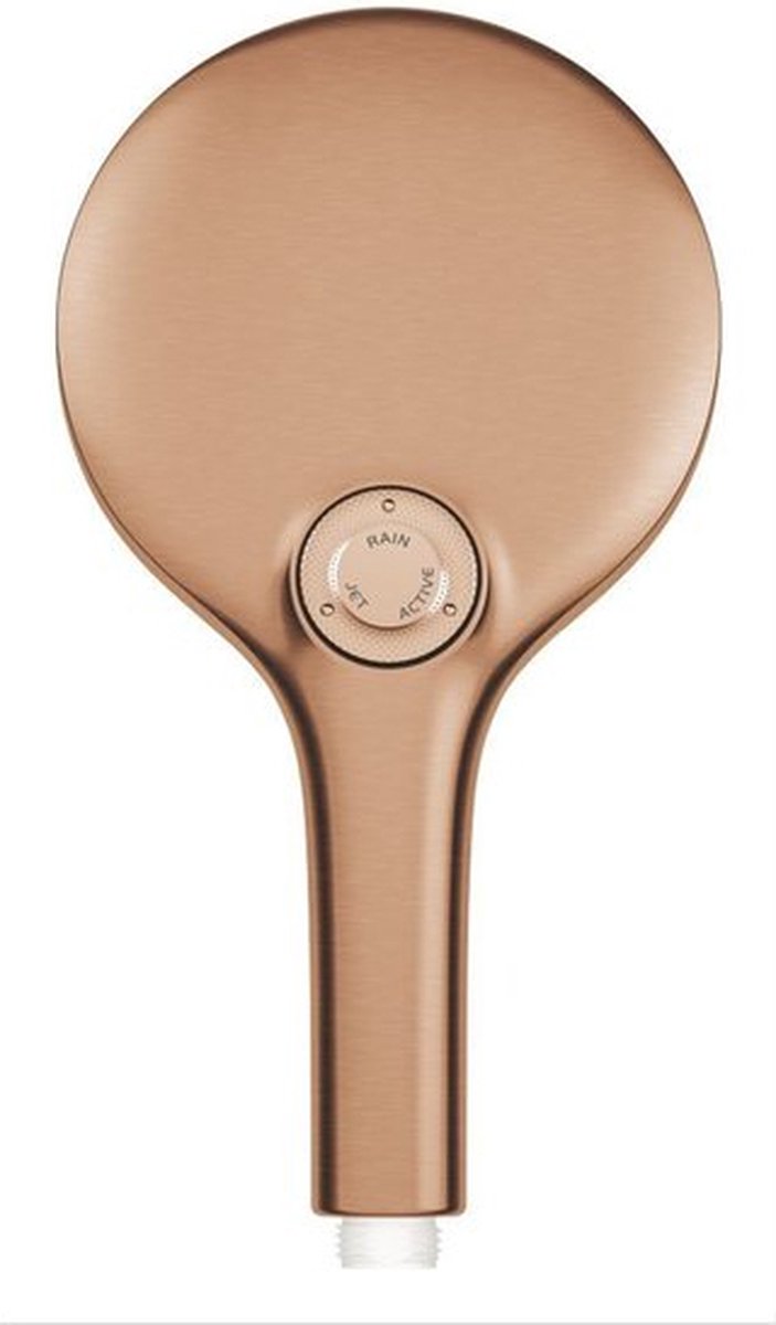Grohe Rainshower Smartactive 130 Handbrause – 13 cm – 3 Strahlarten – Warm Sunset gebürstet – 26574dl0