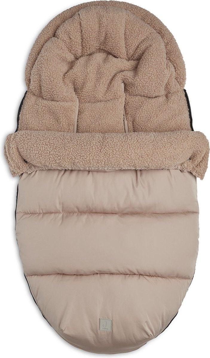 Jollein Fußsack Buggy Kinderwagen – Puff-Keks – wasserabweisend