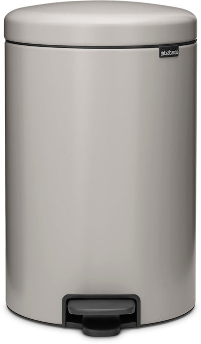 Brabantia Newicon Abfallbehälter – 20 Liter – weiches Grau