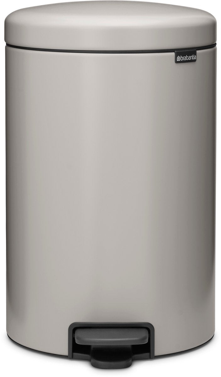 Brabantia Newicon Abfallbehälter – 20 Liter – weiches Grau