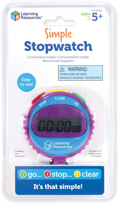 Lernressourcen einfache Stoppuhr – 5+
