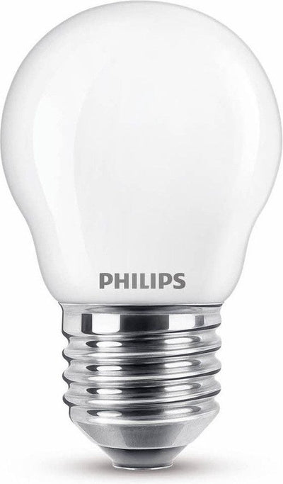 Philips LED-Kugellampe matt – 40 W – E27 – kaltweißes Licht