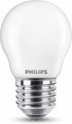 Philips LED-Kugellampe matt – 40 W – E27 – kaltweißes Licht