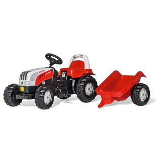 Rolly Toys Treppentraktor Rollykid Steyr 6165 CVT Junior Red White