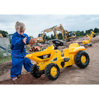 Rolly Toys Treppentraktor Rollykid Dumper Cat Geel