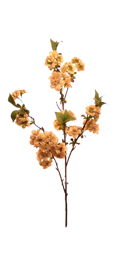 Künstlicher Blütenzweig aus der Roberts-Kollektion, 132 cm, ockergelb