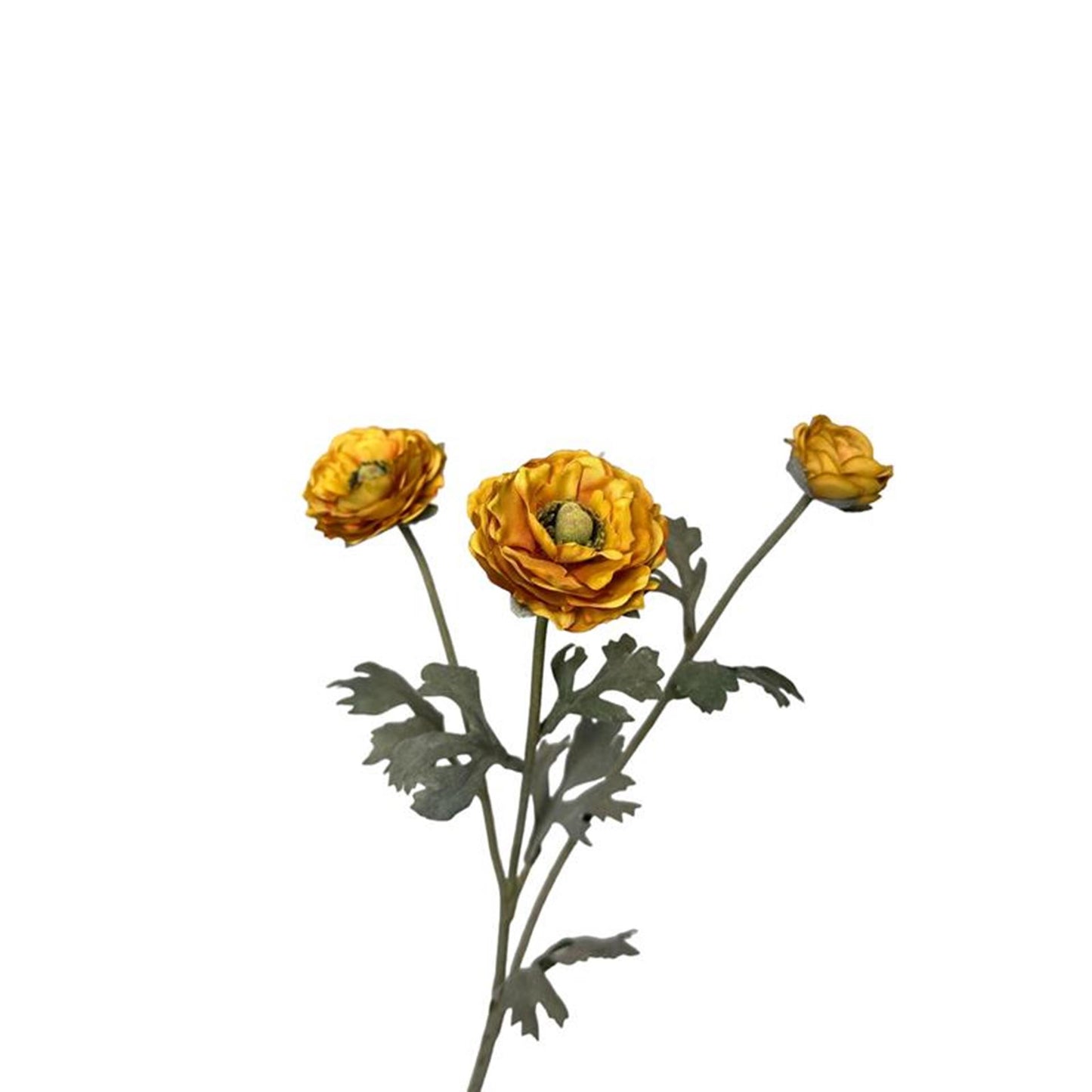 Roberts Collection Kunstblume Ranunkel 48 cm ockergelb