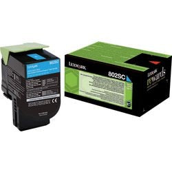 Tonerkartusche Lexmark 80c2sc0 Cyan