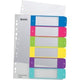 Numerische Register 1-6 Leitz Polypropylen