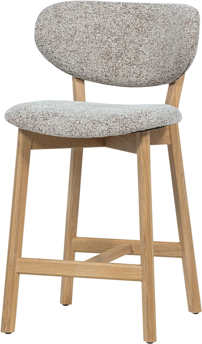 Woood Udar Barstuhl mit Holzgestell – Holz – Natur – 94 x 51 x 58